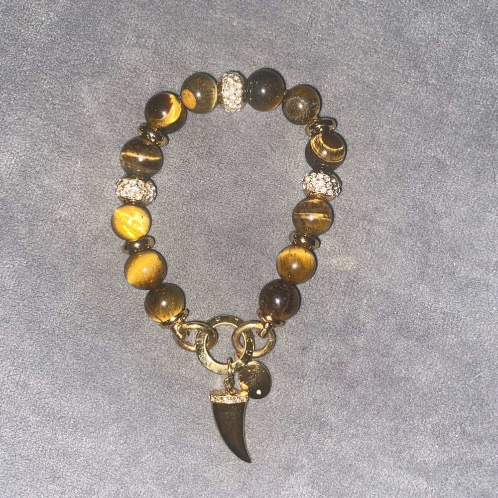 Henri Bendel tiger eye bracelet